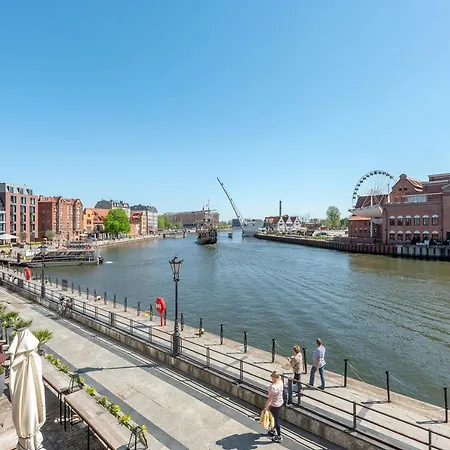 Symfonia Amazing River View Apartment By Downtown Apartments Danzig Exterior foto