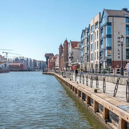 Symfonia Amazing River View Apartment By Downtown Apartments Danzig Exterior foto